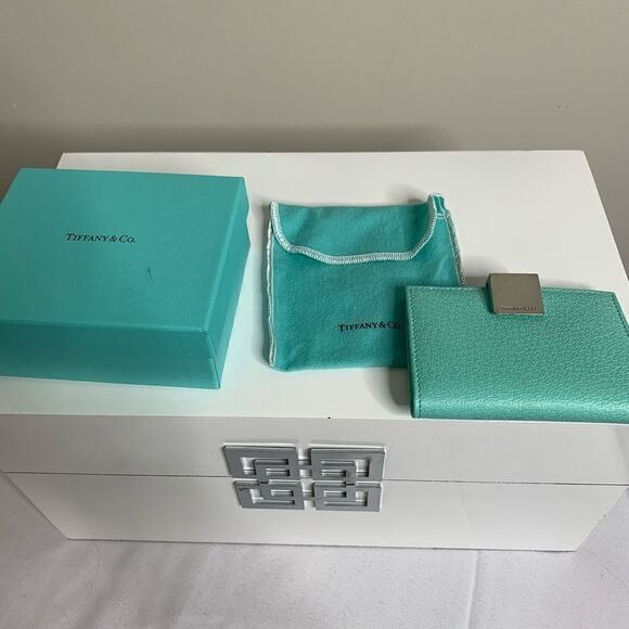 Tiffany & Co. Flip Lock Wallet Cardholder - New - Picture 8 of 9